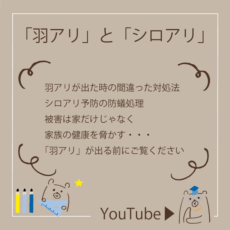 Youtube 岡崎市のシロアリのことなら百年の家プロジェクト