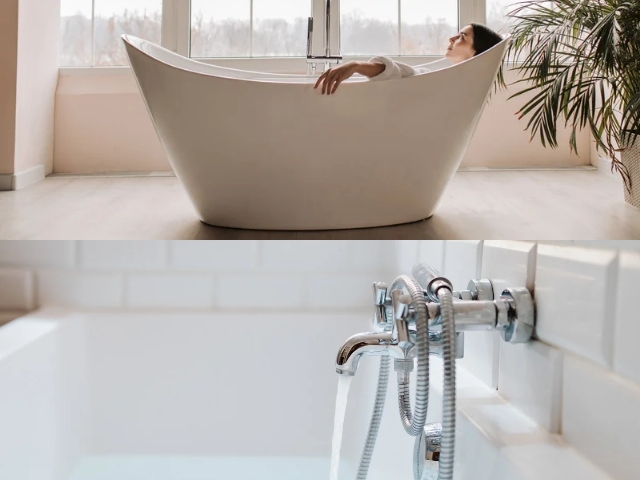 天井のないお風呂挿入画像1