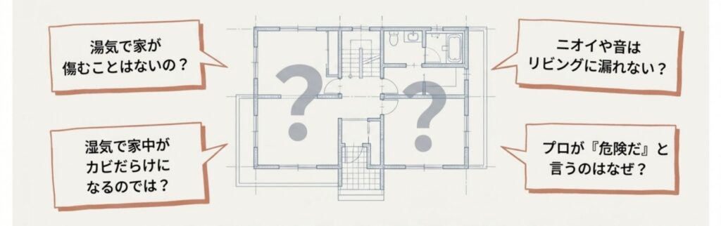 天井のないお風呂挿入画像6